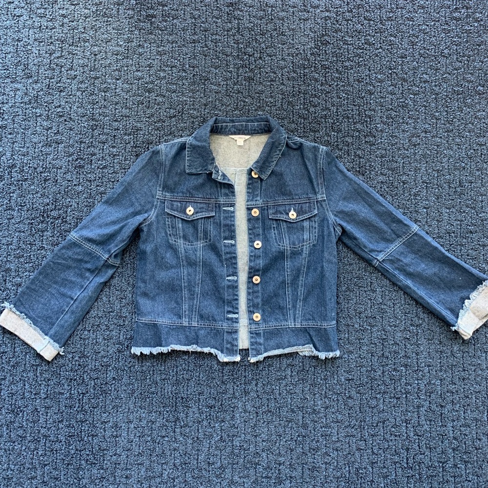 BB Dakota Frayed Jean Jacket
